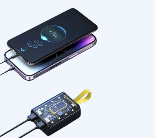 QCY PB1008 – Transparent Power Bank | 10000mAh